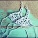 Handmade Barefoot Sandals, White Crochet, Hippie, Foot Thongs, Bridal, Summer, Beach, Music festivals