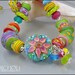 Cote d'Azur - Handmade lampwork Bracelet by Michou