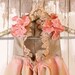 Alternative wedding dress Bohemian wedding dress Babydoll dress Pink wedding dress Shabby chic Short wedding dress Backless wedding dress