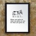 When You Gotta Do What You Gotta Do - donkey, burro, equine, stubborn and determined - digital print of original art with pithy phrase