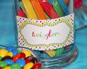 Printable Tent Cards  - Carnival Ride Party Collection
