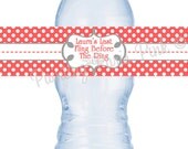 Create Your Own Printable Water Bottle Label - NEW FONTS ADDED