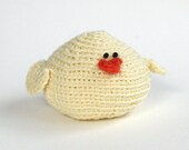 Amigurumi Crochet Duck Yellow Plush Doll Kids Toy Cute