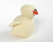 Amigurumi Crochet Duck Yellow Plush Doll Kids Toy Cute