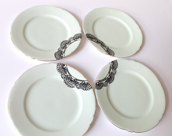 Lace plates