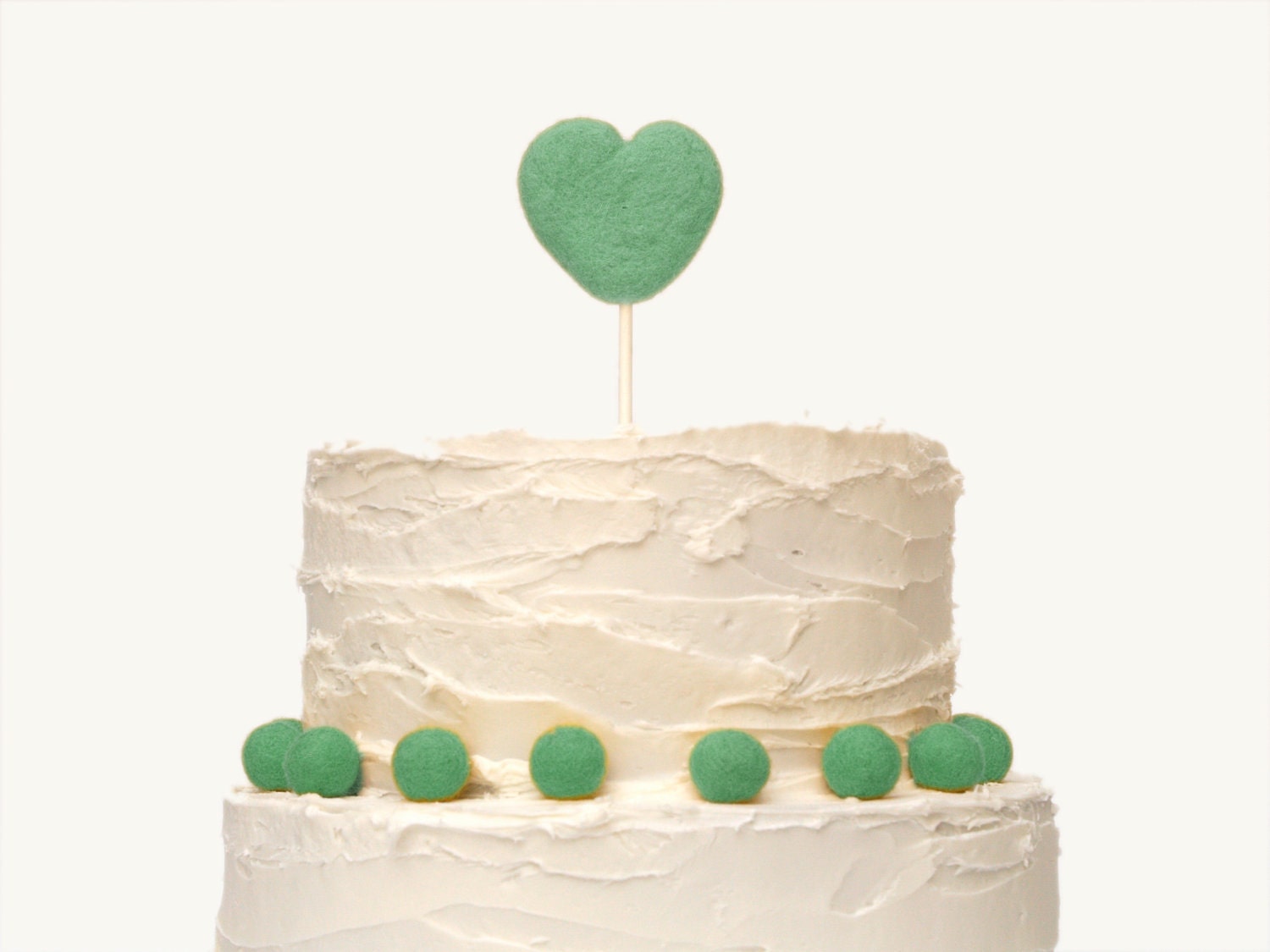 Green Cake Topper Decorations for your Wedding Cake, Mint Green Needle Felted, fun, Woodland, Country, Rustic. Needle Felted, unique Easter