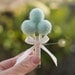 Wedding Boutonniere Pastel Blue Felt Craspedia billy button ball flower, perfect for your counrty wedding