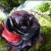 Elegant Red Hair Flower, Huge Red Hair Clip, Valentine Flower, Romantic Flower Brooch, Bohemian Hair Accessory