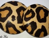 Oversize Button Earring- Rrrrrr