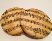 Extra Oversize Button Earring- Music is Life