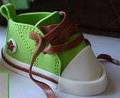 Edible Baby Sneakers Cake Topper for Baby Shower