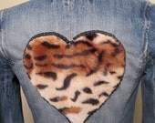 I Heart You Studded Denim Jacket