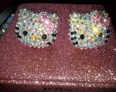 Crystal Kitty Earrings