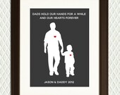 Personalized FATHERS DAY GIFT for Dad or grandfather - For Fathers Day, Christmas, a birthday, Family Day