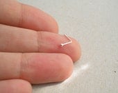 Fine Silver Nose Stud, Delicate Silver Nostril Screw or L Shaped Nose Stud, Ball Nose Stud, Made to Order