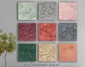 Square Abstract Painting, 9 panel CUSTOM abstract Wall Art, Large abstract artwork, -gray, Pink, Peach, Ivory, Green, Purple, coral