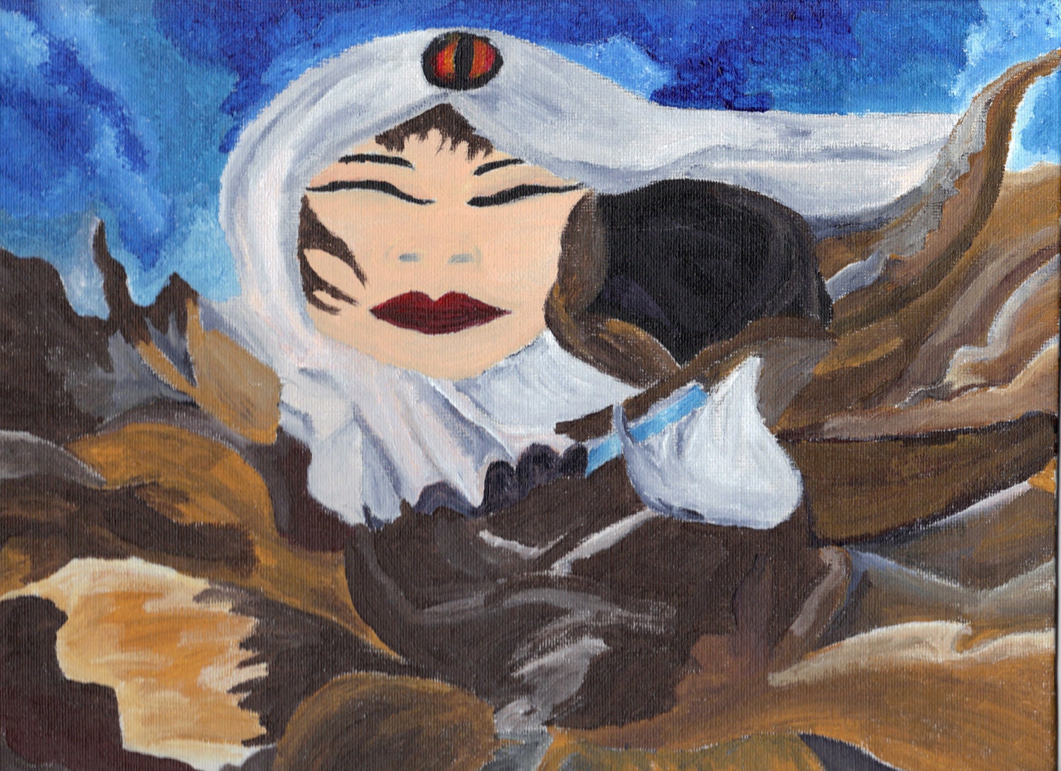 Guinevere the Dragon Queen - Original Painting