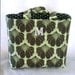 Tote Bag Fabric Handmade Tote Custom Embroidered with Monogram Green