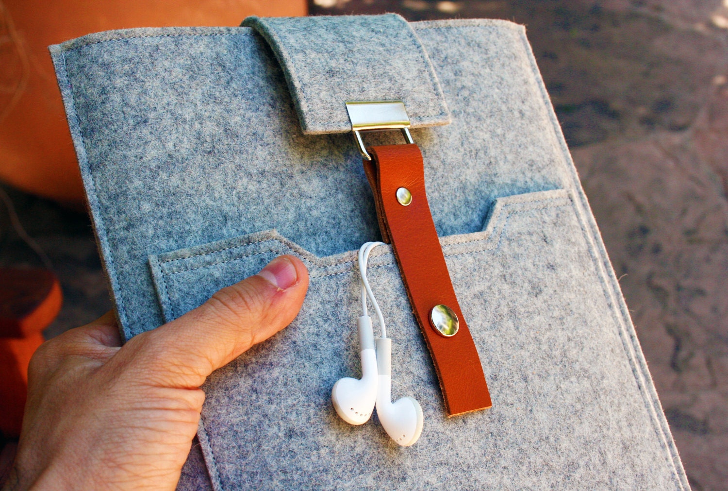Macbook Air 11 inch case 100% German Merino Wool Felt 3mm thick