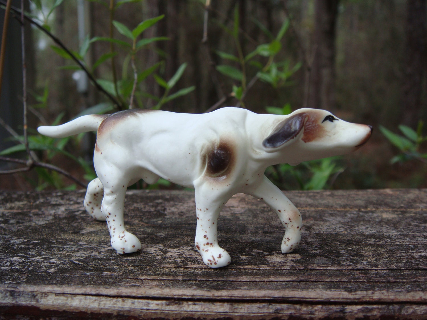 Vintage miniature dog-pointer
