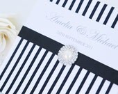 Wedding Invitation The 'Ebony'