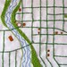 Your Hometown Custom Embroidered Map