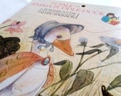 Vintage Jemima Puddle Duck Puzzle: Illustrated by Allen Atkinson 1986. Preschool Heavy Cardboard