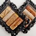 2 Black Rustic Cork Coasters (Set of 2)
