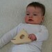 Sailboat Baby Toy - Wooden Teething Toy Eco Friendly Sustainable American Cherry or Maple