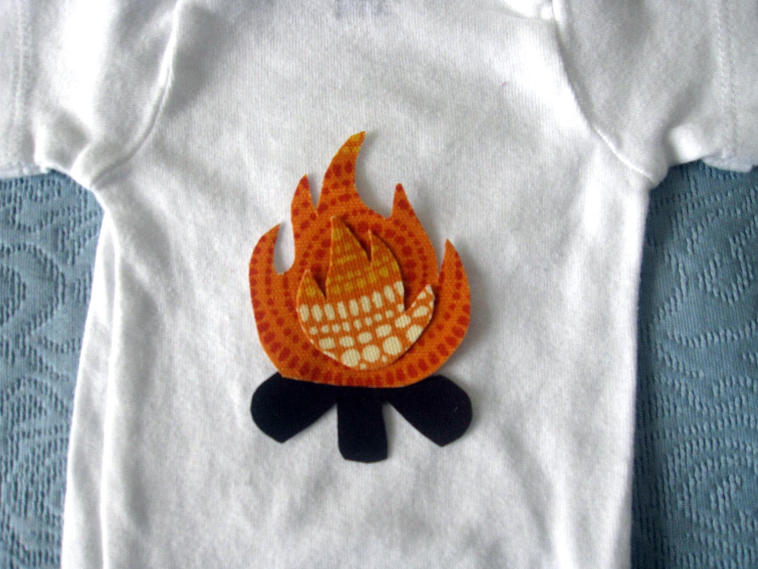 Campfire Iron On Applique