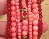 Coral Stretch Bracelet