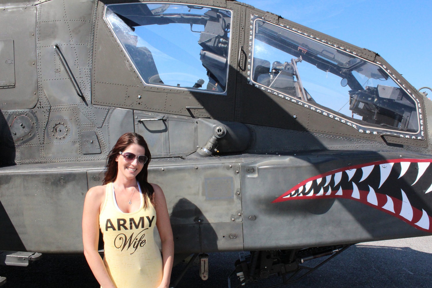 ARMY Wife-Racer Back Tank