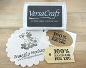 Ink Pad - VersaCraft Stamp Pad for Paper, Wood, Fabric, Etc. - Black