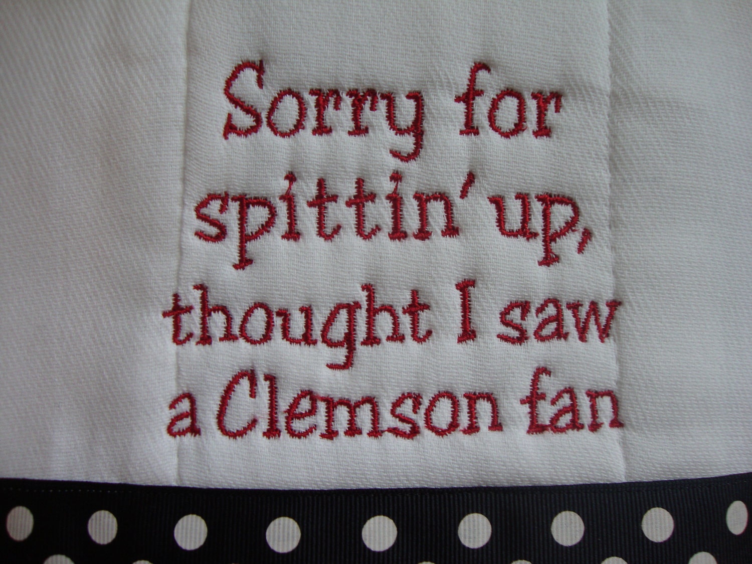 South Carolina Burp Cloth