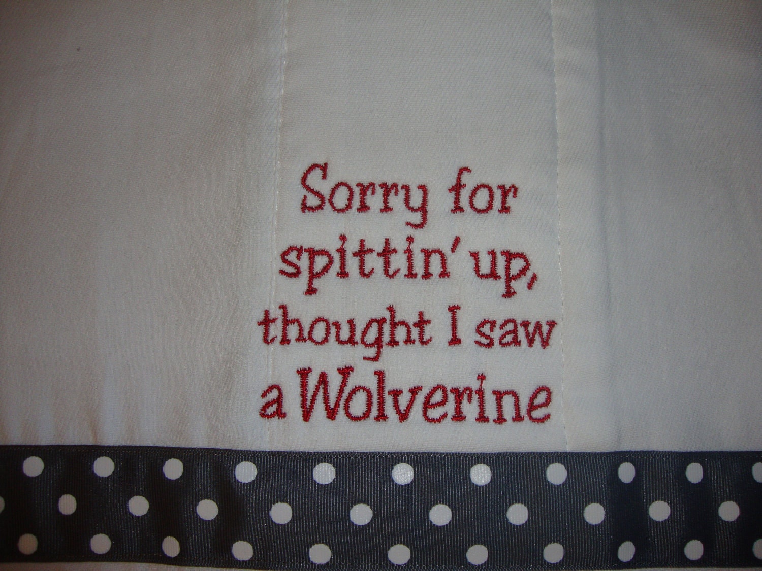 Ohio State Burp Cloth