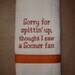 University of Texas Burp Cloth