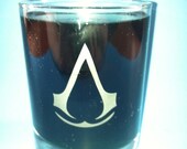 Set of 2 Assassin's Creed Rocks Glasses- Perfect for Christmas Gamers