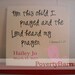 For this Child Personalized Canvas