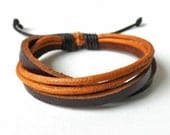 Jewelry bangle leather bracelet woven bracelet ropes bracelet women bracelet men bracelet made of leather and ropes woven bracelet  SH-1304