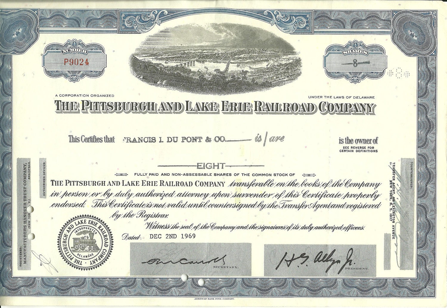 railroad stock certificates