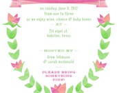 Custom Order - Sip 'n' See Invite