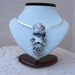 Romantic Black Mother of Pearl Artisans' Pendant