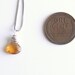 Citrine Necklace - Madeira citrine 14k gold-filled natural faceted gemstone briolette orange simple November Birthstone friend Gift