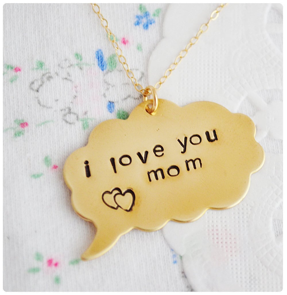 Custom Earrings on Mom Necklace   Mom Jewelry   Personalized Jewelry   Name Necklace   I