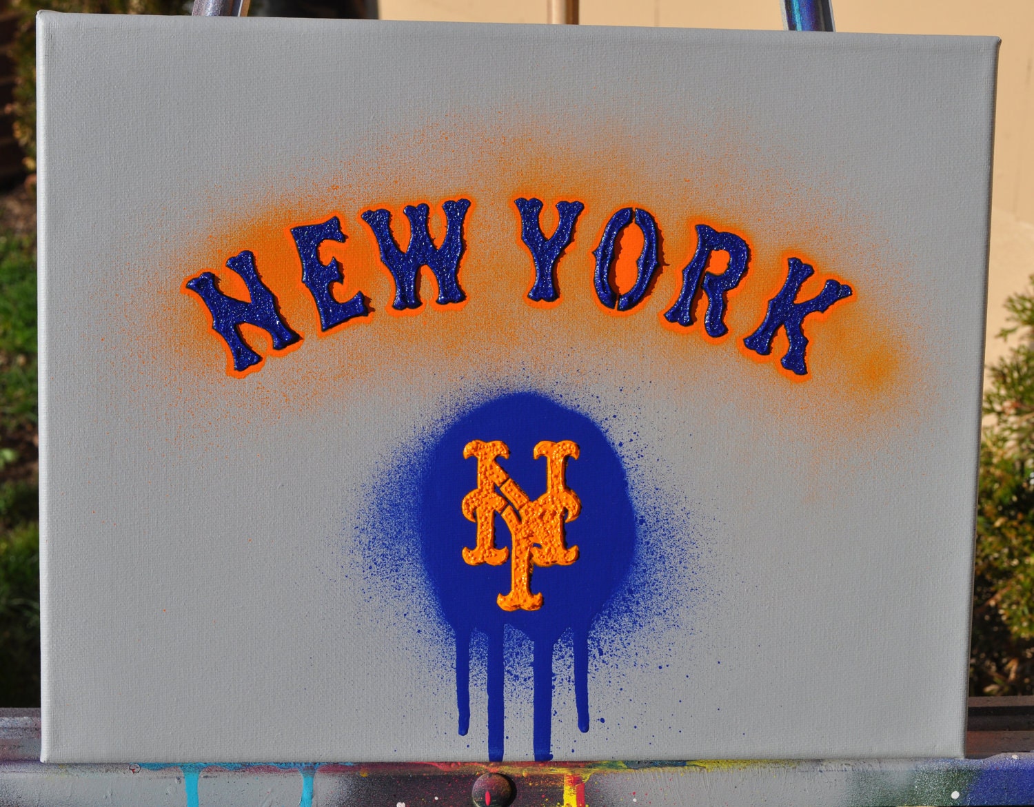 NY Mets Road Gray fine art Summo