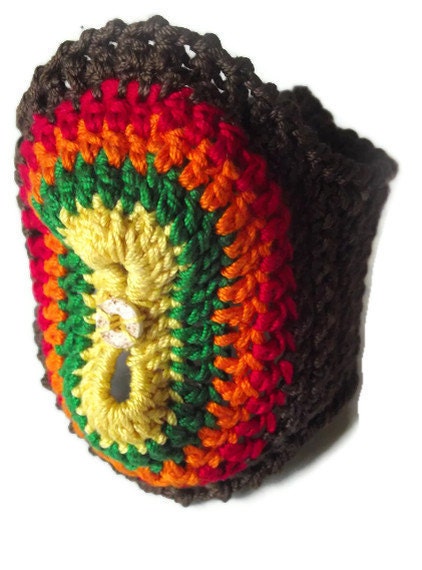 Bohemian Crochet Cuff
