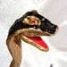 Fantasy Art Doll: Black and Gold Cobra with a Sword