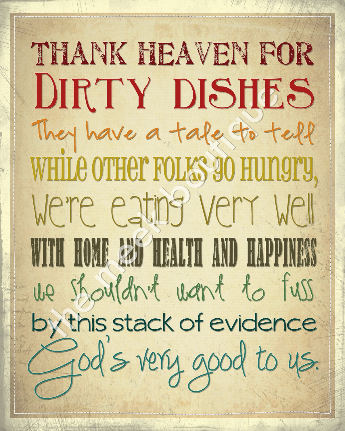 INSTANT Download, Kitchen Wall Art, Printable, No. 19