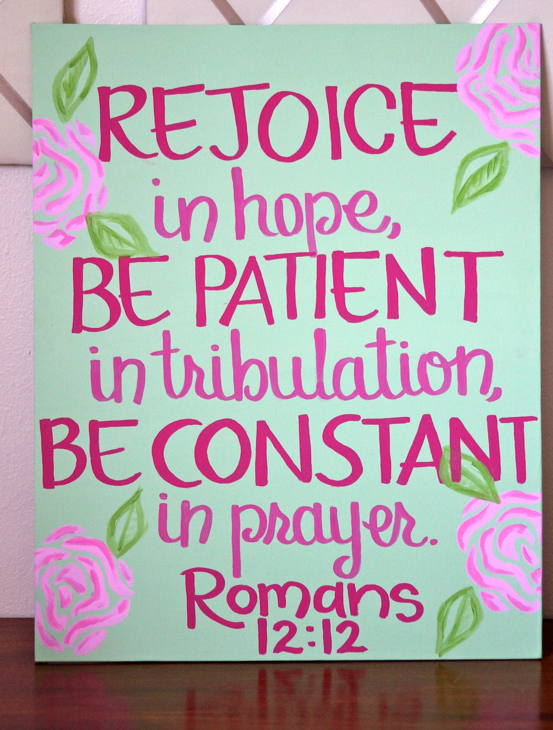 Custom Scripture or Quote Painting - 11"X14" Canvas
