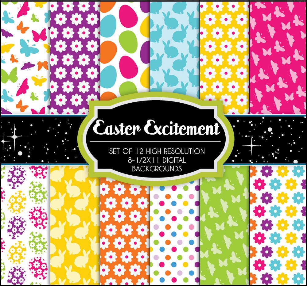 Easter Digital Backgrounds
